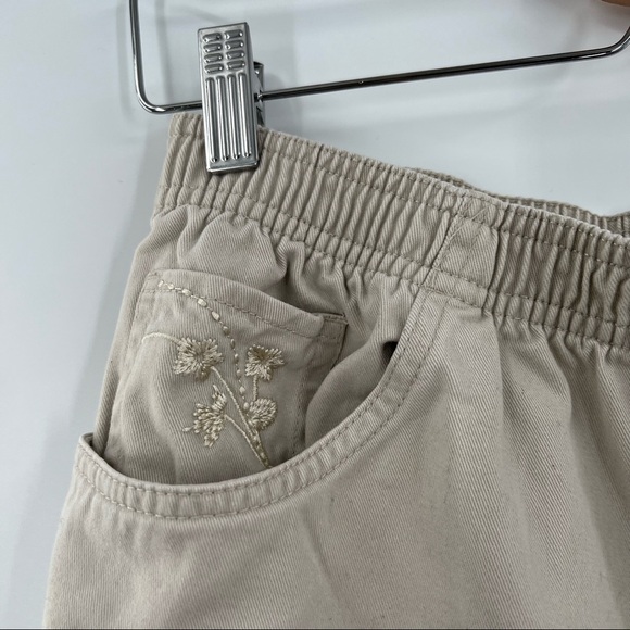 VINTAGE penmans khaki elastic waist wide leg pants - Picture 4 of 7